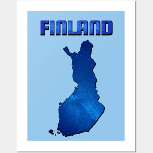 Map of Finland Posters and Art